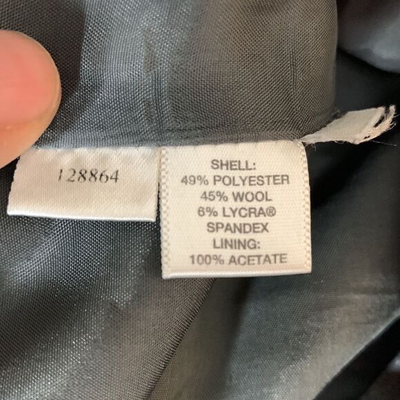 Ann Taylor LOFT Petites Gray Wool Blend Lined Dress Pants Size 2P - Picture 5 of 12